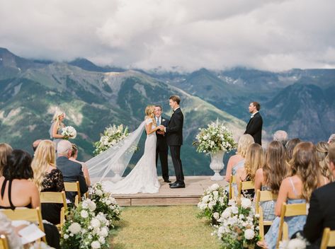 Mountain Wedding Ideas, Mountaintop Wedding, Telluride Wedding, Wedding Venues Oregon, Wyoming Weddings, Mountain Top Wedding, Mountain Wedding Venues, Wedding Options, Dream Wedding Venues