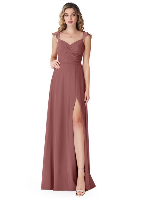 Princess Bridesmaid Dress, Rose Bridesmaid Dresses, Sleeveless Bridesmaid Dresses, Azazie Bridesmaid Dresses, Mai Tai, Bridesmaid Dresses Online, Pleated Bodice, Chiffon Bridesmaid Dress, Long Bridesmaid Dresses