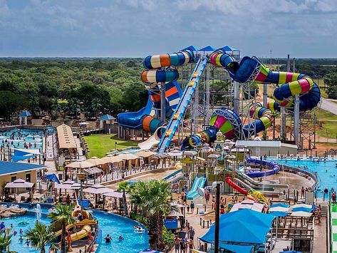 Splashway Waterpark and Campground in Texas | Good Sam Camping Indoor Water Park, Best Rv Parks, Rv Destination, Rv Parks And Campgrounds, Rv Campgrounds, Indoor Waterpark, Camping Places, Camping Area, Camping Spots