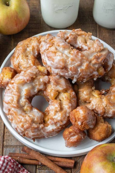 Apple Cider Donuts {Fried Recipe} - Butter Your Biscuit Apple Cider Doughnut Recipe, Donuts Fried, Apple Cider Glaze, Fall Donuts, Cider Donuts Recipe, Apple Cider Donuts Recipe, Apple Cider Donuts Baked, Best Apple Cider, Cake Donuts Recipe