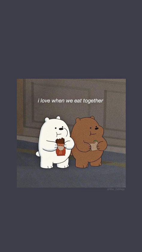 Panda Friends Cartoon, Wallpapers We Bare Bears, Aesthetic We Bare Bears, Bare Bears Aesthetic, We Bare Bears Aesthetic, Bears Aesthetic, Athletic Wallpaper, Emoji Wallpapers, Free Makoto