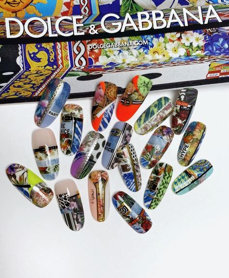 Dolce And Gabbana Nails, Nail Artist, Dolce And Gabbana, Nail Art, Instagram Post, Nails, Instagram Posts, Instagram, Design