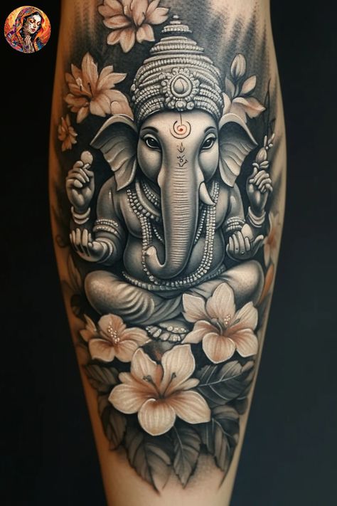 Discover Stunning Ganesha Tattoo Designs! 50+ intricate ganesha tattoo designs for both men and women, including ganesha tattoo sleeves, mandalas, back designs & more! Explore these unique and meaningful ganesha tattoos to find inspiration for your next ink session. Ganesha Tattoo Design For Men, Ganesha Tattoo Mandala, Ganesha Tattoo Sleeve, Ganesha Tattoo Design, Ganesha Tattoos, Mandala Tattoo Sleeve Women, Mandala Tattoo Sleeve, Ganesha Tattoo, God Artwork