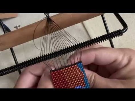 (293) Tutorial: How to finish loom beading. How to close up or finish your ends after beading. - YouTube Seed Bead Bracelets Tutorials, Bead Loom Designs, Loom Jewelry, Bead Weaving Tutorials, Seed Bead Pattern, Bracelet Craft Diy, Beaded Bracelets Tutorial, Beaded Jewlery, Bead Weaving Patterns