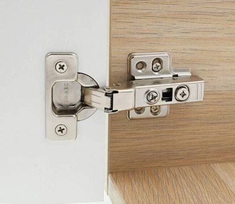 The Best Soft Close Cabinet Hinges to Prevent Damage in 2022 - Bob Vila Recessed Cabinet Doors, Unique Cabinet Door, Types Of Cabinet Doors, Soss Hinges, Kitchen Hinges, Full Overlay Cabinets, Inset Cabinet Doors, Cupboard Door Hinges, Overlay Cabinet Hinges