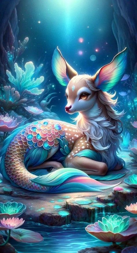 Tiny Animals, Mythical Creatures Fantasy, Mystical Animals, Spring Animals, Gothic Fantasy Art, Creature Artwork, Followers On Instagram, Mythical Animal, Animal Icon