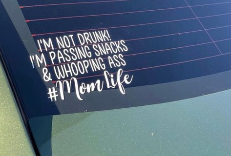 Funny Family Car Decals, Mom Decals Cars, Funny Mom Car Decals, Car Sticker Design Ideas Vinyl Decals Window, Funny Decals Cars, Car Decals Vinyl Window Stickers Cricut, Mom Car Stickers, Funny Car Stickers For Women, Funny Car Decals For Women