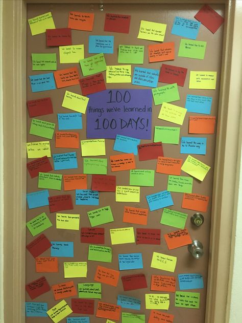 100th day of school door decor. What we've learned. 100 Day Of School Door Decoration, 100th Day Door Decorations, 100th Day Of School Door Decorations, 100 Days Of School Door Decoration Ideas, 100th Day Of School Decorations, 100th Day Decorations, 100 Days Of School Ideas, 100th Day Of School Crafts, 100 Day Of School