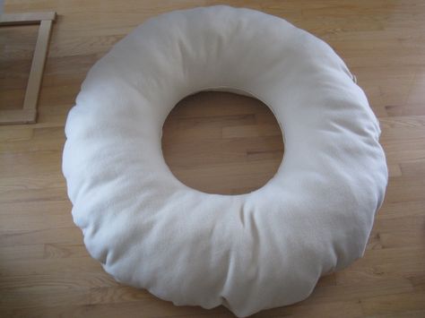 IMG_2312 Donut Halloween Costume, Donut Halloween, Giant Donut, Diy Donut, Donut Pillow, Shaped Pillow, Travel Pillow, Donuts, Halloween Costume