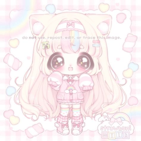 .+{ marshmallow kitty }:. by strawbunimilk on DeviantArt Marshmallow Character Design, Hope You've Been Well, Pink Kawaii, Me And My Friends, Cute Posts, Pastel Pink Aesthetic, Do It Right, Best Artist, Animated Characters