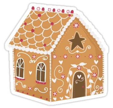 Christmas Stickers Aesthetic, Christmas Stickers Printable, Xmas Stickers, House Stickers, Winter Stickers, Xmas Sticker, Scrapbook Background, Christmas Gingerbread House, Christmas Labels