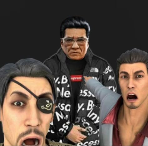 Goro Majima And Kiryu Kazuma, Funny Yakuza Memes, Japanese Yakuza Wallpaper, Goro Majima Pfp, Majima And Kiryu, Japanese Organization, I Kill People, Kiryu Kazuma, Yakuza Anime