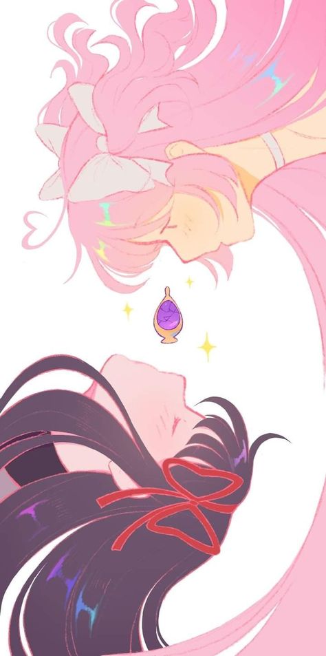 Homura And Madoka Wallpaper, Madoka Side Profile, Puella Magi Madoka Magica Soul Gem, Madoka Magica Mami Fanart, Madoka Magica Phone Wallpaper, Madoka Transformation, Madohomu Wallpaper, Madoka Lockscreen, Madoka Kaname Aesthetic