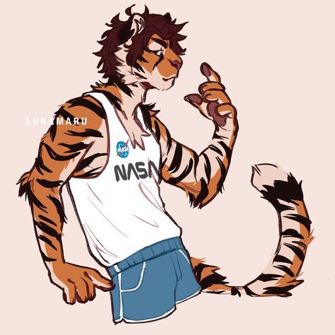 Big Cat Fursona, Tiger Oc Human, Tiger Oc Art, Male Fursona, Tiger Fursona, Anthro Tiger, Tiger Oc, Anthro Art, Arte Grunge