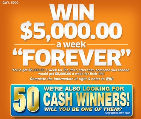 PCH Contest | Win $5,000 A Week 'Forever'! Pch Dream Home, Lotto Winning Numbers, Mega Millions Jackpot, Free Sweepstakes, Instant Win Sweepstakes, Win For Life, Winner Announcement, Publisher Clearing House, Army Video