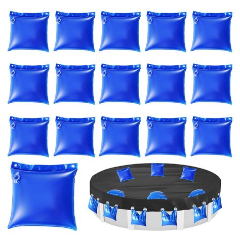 Pool In Winter, Swimming Pool Cover, Winter Pool, Winter Pool Covers, Swimming Pool Hot Tub, Water Tube, Above Ground Swimming Pools, Winter Blue, Water Weight