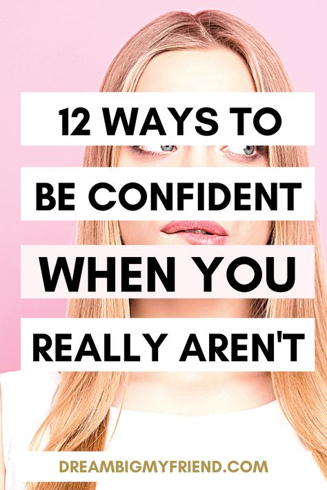 CONFIDENCE BUILDING – 12 WAYS TO APPEAR CONFIDENT WHEN YOU AREN’T Confidence Affirmations | How to be more confident tips | How to be more confident in yourself | How to be more confident around guys | How to be more confident tiktok | How to be more confident at school | Increase confidence | Increase confidence self esteem how to be more confident at work how to be more confident in a relationship how to be more confident wikihow how to be more confident reddit tips on how to be more confident How To Be Confident At School Student, Be More Confident Tips, Confident Tips, Confidence Building Activities, Confidence Affirmations, Be More Confident, Increase Confidence, Self Confidence Quotes, Confidence Quotes