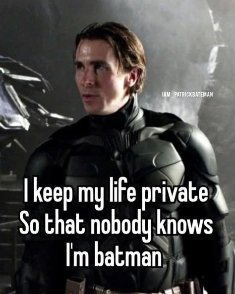 I’m Batman, Batman Selfie, Batman Quotes, Me Character, I'm Batman, I Am Batman, Batman Funny, Nobody Knows, Online Quiz