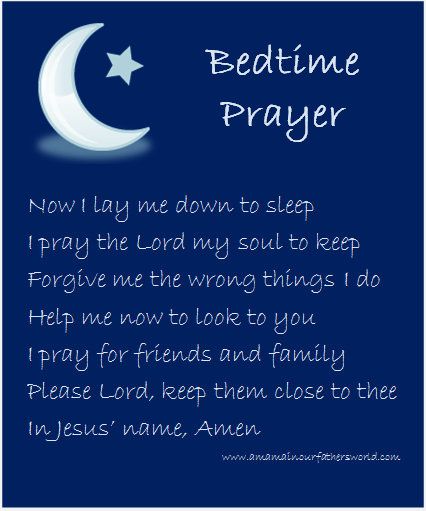 Childrens bedtime prayer Night Prayer For Kids, Good Night Blessings Prayer, Night Prayer Bedtime, Childrens Bedtime Prayer, Bedtime Prayers For Kids, Praying For Friends, Nighttime Prayer, Childrens Prayer, Prayer Inspiration