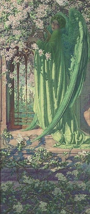 Symbolism Art, Pre Raphaelite, Wow Art, Alphonse Mucha, European Art, Whistler, Gustav Klimt, Art Movement, Harp