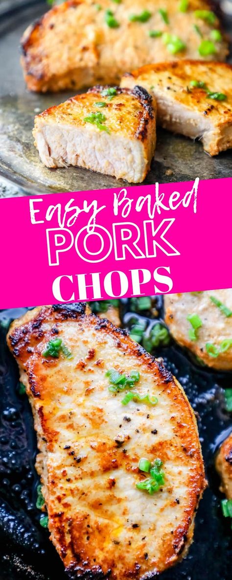 Bonein Pork Chop Recipes Oven, Healthy Pork Chop Recipes In Oven, Marinated Baked Pork Chops, Easy Baked Pork Chop Recipes, Baked Boneless Pork Chops, Healthy Pork Chops, Healthy Pork Chop Recipes, Oven Pork Chops, Easy Baked Pork Chops