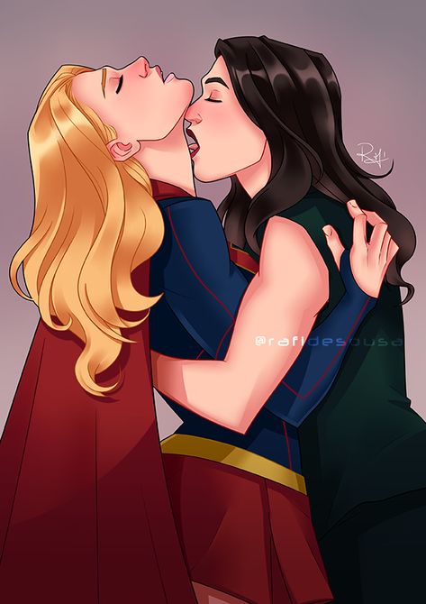 Superhero Tv Series, Dc Couples, Supergirl Tv, Supergirl Comic, Lena Luthor, Lesbian Art, Katie Mcgrath, Lgbt Art, Comics Girls