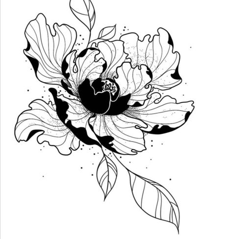 Tattoo Designs Drawings Sketches, Sketches Flowers, Tattoo Designs Drawings, Japanese Flower Tattoo, Flower Tattoo Drawings, Geniale Tattoos, Peonies Tattoo, Tattoo Portfolio, Tattoo Stencil