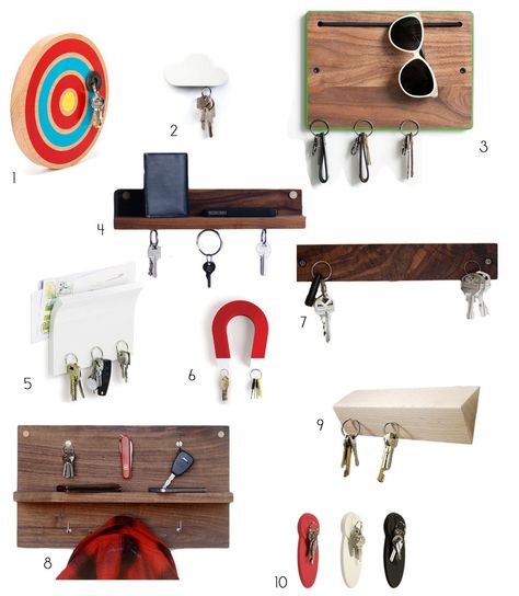 Organization Apartment, Magnetic Key Holder, Apartment Organization, Key Holders, To My Husband, Wall Key Holder, Key Organizer, Easy Organization, Hallway Decorating