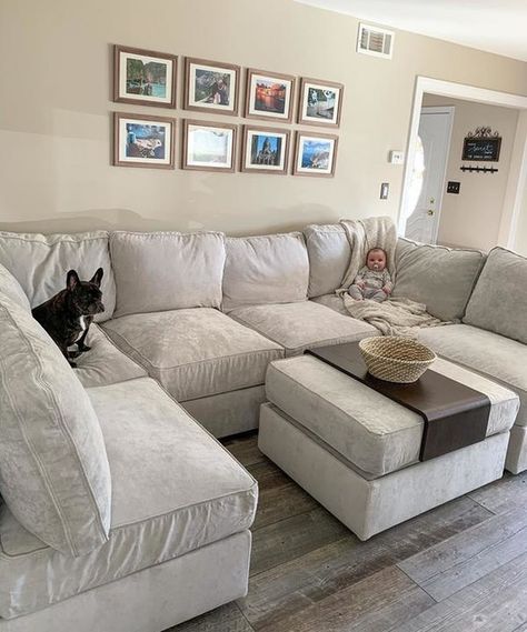 Sectional Plus Chair Layout, Love Sac Sactional Ideas, Lovesac Sectional Living Room, Lovesac Couch Sectional Sofas, Love Sac Couch Living Rooms, Lovesac Beachwood Rained Chenille, Sactional Lovesac Living Room, Sky Grey Corded Velvet Lovesac, Sactional Lovesac Configurations