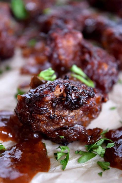 Barbeque Beef Bites Barbeque Beef, Homemade Barbeque Sauce, Beef Bites, Paleo Bbq, Beef Barbecue, Best Freeze Dried Food, Bbq Roast, Homemade Chicken And Dumplings, Ground Beef Recipe