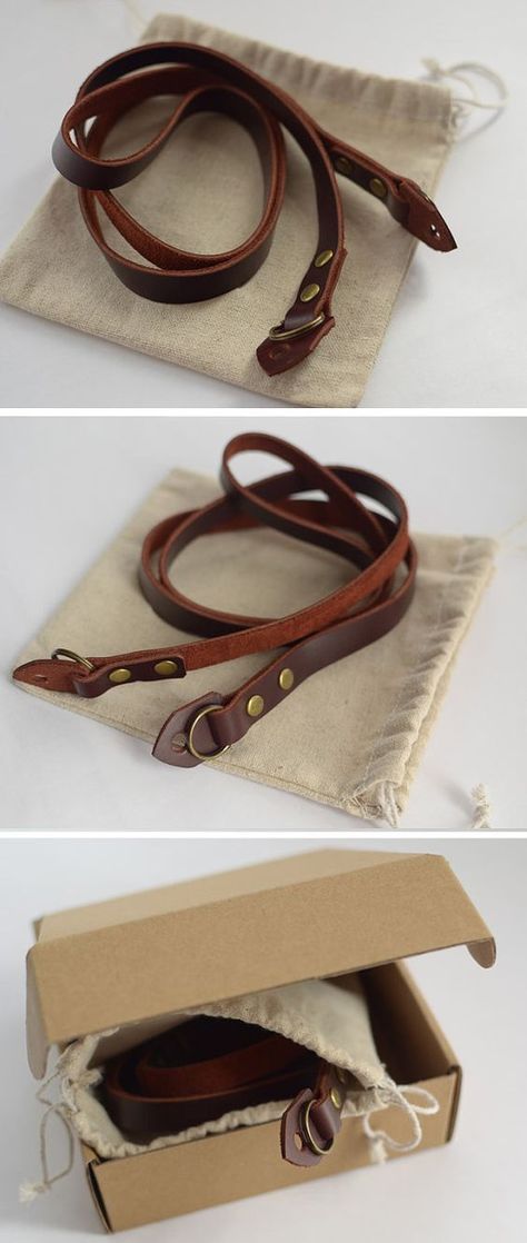 Vintage camera strap handmade for DC Dark Brown Leather cowhide Strap: Leather Camera Strap Diy, Vintage Camera Strap, Diy En Cuir, Camera Neck Strap, Leather Dog Leash, Leather Camera Strap, Camera Straps, Leather Artisan, Camera Strap