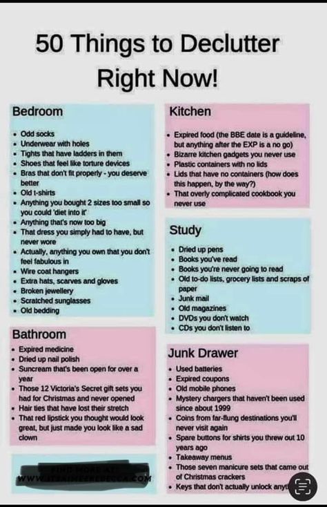 Declutter Bedroom Checklist, Declutter Help, Decluttering Ideas Minimalism, Organizing Business, Declutter Bedroom, Deep Cleaning Checklist, Clutter Solutions, Decluttering Inspiration, Declutter Home