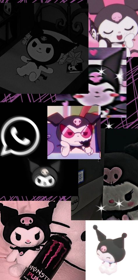 Kuromi lenda💋 Kuromi And Venom, Venom, Alexander Mcqueen Scarf, Hello Kitty, Kitty, Collage, Anime, Pins, Quick Saves