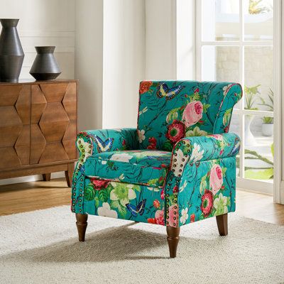 Wingback Accent Chair, Adjustable Office Chair, Velvet Living Room, Fabric Accent Chair, Single Sofa Chair, Upholstered Armchair, Accent Arm Chairs, Room Small, Curve Design