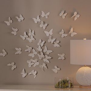 Pretty Butterfly Wall Art 3d Plaster Wall Art, 3d Plaster Wall, Diy Canvas Art Ideas, Plaster Artwork, Canvas Art Ideas, Wall Art Projects, Diy Canvas Art Easy, Plaster Crafts, Pretty Butterfly