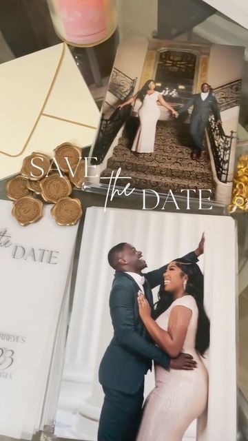 Save The Date Black Couples, Wedding Invitations Photoshoot, Save The Date Ideas Black Couples, Save The Date Shoot, Save The Date Picture Ideas, Save The Date Ideas Photos, Save The Date Outfit Ideas, Save The Date Poses, Save The Date Photo Shoot