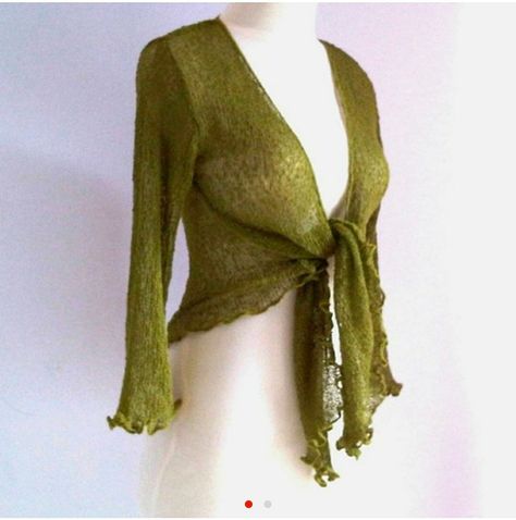 Bolero Cardigan, Glad Rags, Tie Front Cardigan, Knit Tie, Cardigan Top, Rich Girl, Moss Green, Kiwi, Lettuce