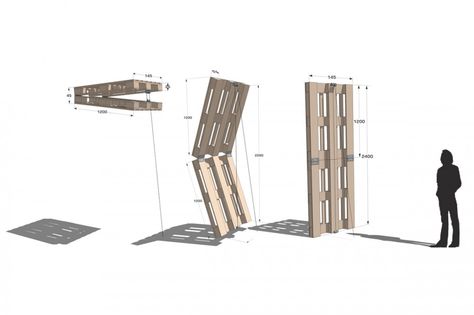 Module Architecture, Recycled Window, Pallet Building, Wooden Facade, Shipping Pallets, Eco Architecture, Student House, Recycled Pallets, Building Structure