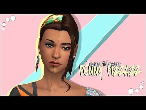 THE SIMS 4 | Townie Makeover | Penny Pizzazz + CC list & sim download - YouTube Penny Pizzazz, Sims 4 Townie Makeover, The Sims 4, The Sims, Sims 4, I Hope You, See You, Penny, I Hope