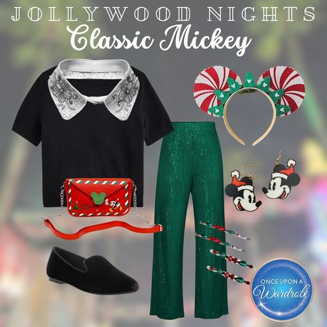 Outfit Ideas & Themes for Disney’s Jollywood Nights Disney’s newest holiday party starts November 9th. And while we are just starting to get settled into fall, NOW is the perfect time to start outfit planning if you’re attending this event! We’ve got outfit ideas inspired by Ollie, Mikey, Tiana, and Jack Skellington! Are you headed to this holiday party at Hollywood Studios? What are you looking forward to the most? #jollywoodnights #disneyparks #disneyoutfit #holidaysatdisney #disneyoo... Jollywood Nights Outfit Ideas, Disney Jollywood Nights Outfit, Jollywood Nights Outfit, Jollywood Nights, Outfit Planning, November 9th, Outfit Plan, Disney Fashion, Disney S