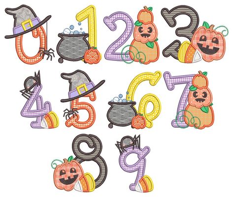 Halloween Numbers Halloween Numbers, Halloween Calligraphy, Halloween Fonts Alphabet, Spooky Font, Alphabet Cookies, Halloween Text, Beautiful Letters, Random Products, Designs By Juju