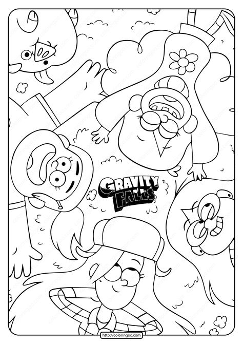 Gravity Falls Coloring Pages, Fall Drawings, Image Princesse Disney, Kitty Coloring, Detailed Coloring Pages, Fall Coloring Pages, Disney Colors, Cartoon Coloring Pages, Disney Coloring Pages