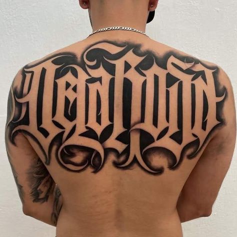 Chicano Lettering Gangsters, Chicano Lettering Tattoo, Chest Tattoo Fonts, Dark Lettering Tattoo, Chest Tattoo Lettering, Savage Tattoo, Tattoo Lettering Alphabet, Chicanas Tattoo, Gang Tattoos