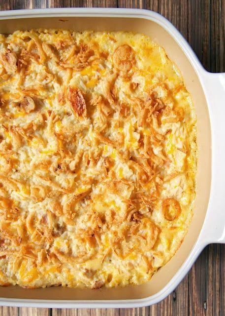 French Onion Chicken and Rice Bake - Plain Chicken French Onion Chicken And Rice, Rice Bake Recipes, Chicken Rice Bake, Weeknight Casseroles, Tastee Recipe, Rice Bake, French Onion Chicken, French Onion Dip, French Fried Onions