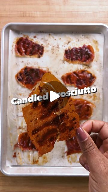 America's Test Kitchen on Instagram: "Candied prosciutto! @antoinettegjohnson shows you how. Take home a copy of Antoinette’s cookbook Mostly Homemade by clicking the link in our profile." Candied Prosciutto, Scallion Pancakes, America's Test Kitchen, Americas Test Kitchen, Test Kitchen, Weird Stuff, Appetizer, Pancakes, Instagram