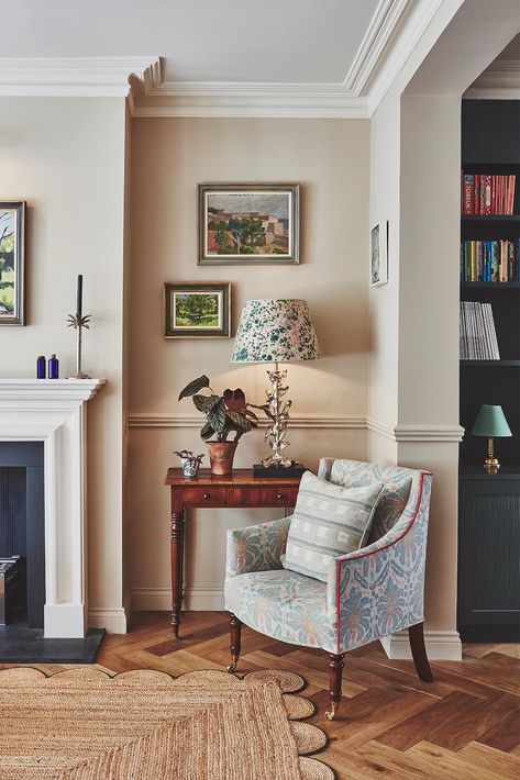 How This Designer Injected Colour & Character Into This Family Home | SheerLuxe Dark Victorian House, Lounge 2023, Oval Room Blue, Cosy Corner, Girl’s Room, Design Bedroom, West London, Open Plan Kitchen, Reception Rooms