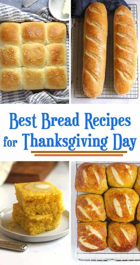 Bread Ideas For Thanksgiving, Bread Recipes For Christmas, Breads For Thanksgiving, Thanksgiving Bread Ideas, Thanksgiving Breads, Bread For Thanksgiving, Thanksgiving Bread Recipes, Best Bread Recipes, Homemaker Recipes