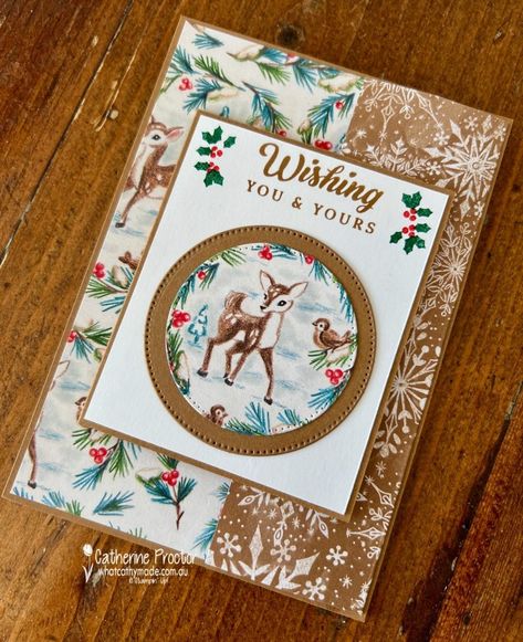 AWH Heart of Christmas Week 8 - What Cathy Made Stampin Up Dsp, Christmas Card Ideas, Christmas Craft Fair, Holiday 2024, Christmas Week, Card Layouts, Creating Cards, Stampin Up Christmas Cards, Fashion Christmas