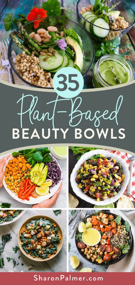 Plant Based Gluten Free Meals, Plant And Fruit Based Diet, Whole Food Plantbased Recipes, Plant Based Whole Food Recipes, Whole Food Plant Based Recipes, Vegan Bowl Recipes, Plant Based Diet Meals, Vegetarian Bowls, Bowls Recipes