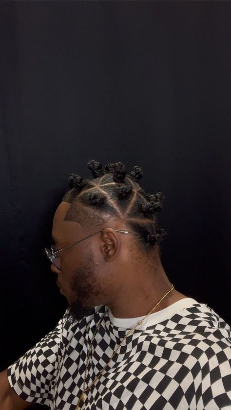 bantu knots for black men Boyfriend Hair, Hair Designs For Men, Hair Like Wool, Bantu Knot Hairstyles, Dread Hairstyles For Men, Black Hair Inspiration, Cornrow Hairstyles For Men, Dreadlock Hairstyles For Men, Men Hairstyle